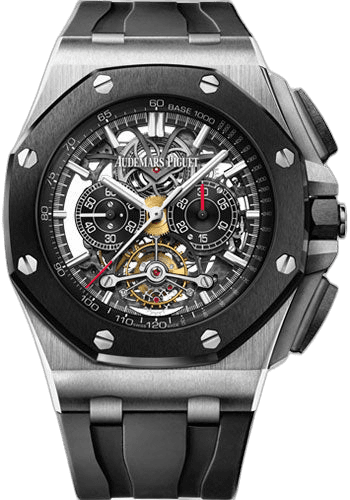 Audemars Piguet Royal Oak Offshore Tourbillon Chronograph Titanium — Openworked Dial | Ref. 26348IO.OO.A002CA.01