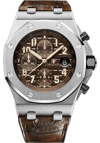 Audemars Piguet Royal Oak Offshore Chronograph Steel — Brown Mega Tapisserie Dial | Ref. 26470ST.OO.A820CR.01