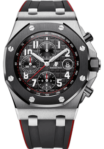 Audemars Piguet Royal Oak Offshore Selfwinding Chronograph — Black Méga Tapisserie Dial | Ref. 26470SO.OO.A002CA.01