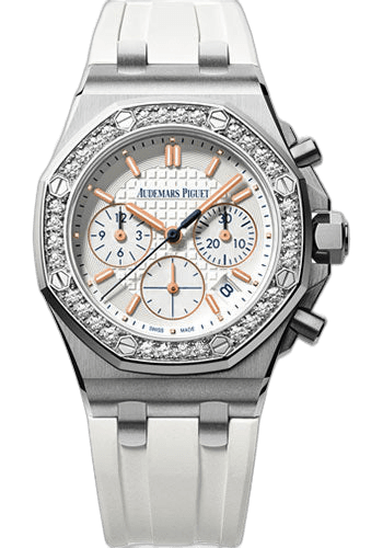 Audemars Piguet Royal Oak Offshore Chronograph Steel — Lady Tapisserie Silver Dial, Summer Edition 2017 | Ref. 26144ST.ZZ.D010CA.01
