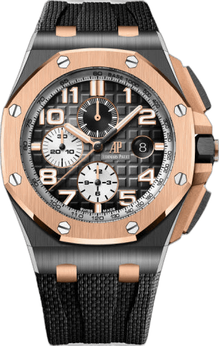 Audemars Piguet Royal Oak Offshore Chronograph Ceramic — Grey Mega Tapisserie Dial | Ref. 26405NR.OO.A002CA.01