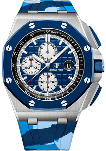 Audemars Piguet Royal Oak Offshore Selfwinding Chronograph — Blue Ceramic Camouflage, Limited Edition of 400 | Ref. 26400SO.OO.A335CA.01