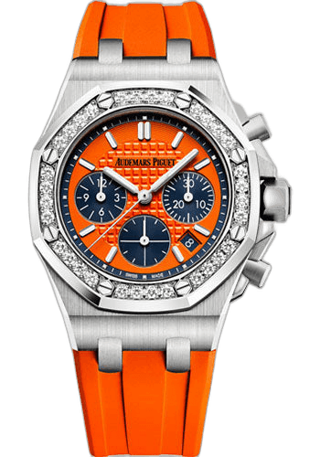 Audemars Piguet Royal Oak Offshore Selfwinding Chronograph Steel — Lady Tapisserie Orange Dial | Ref. 26231ST.ZZ.D070CA.01