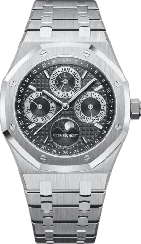 Audemars Piguet Royal Oak Perpetual Calendar Platinum — Grey Dial Japan Edition | Ref. 26597PT.OO.1220PT.01