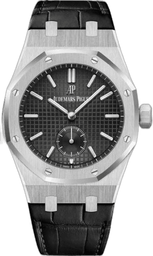 Audemars Piguet Royal Oak Repeater Supersonnerie Platinum 42mm — Black Grande Tapisserie Leather Strap | Ref. 26591PT.OO.D002CR.01