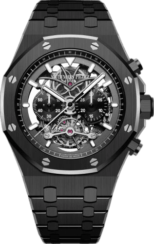 Audemars Piguet Royal Oak Tourbillon Chronograph Openworked Ceramic — Skeleton Dial | Ref. 26343CE.OO.1247CE.01