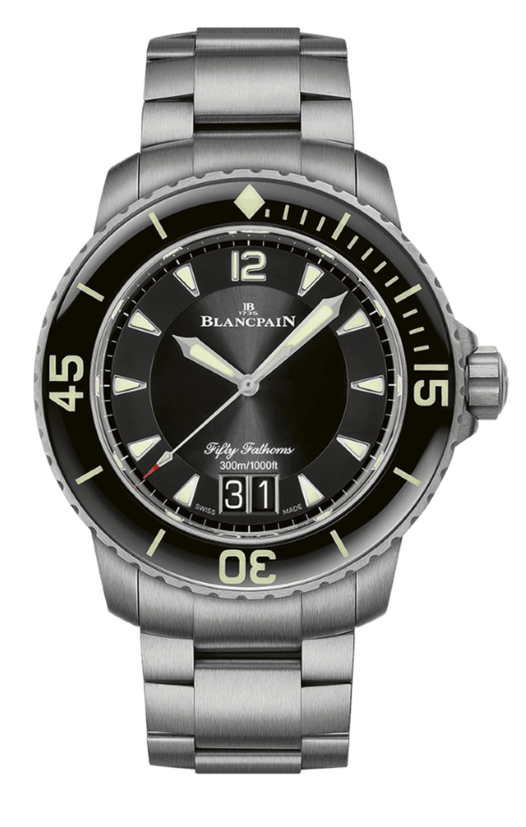Blancpain Fifty Fathoms Grande Date Titanium Men's Watch - 5050 12B30 98B (5050 12B30 98B