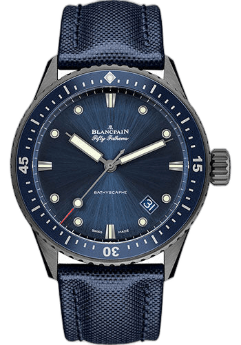 Blancpain Fifty Fathoms Bathyscaphe Watch - 5000-0240-O52A
