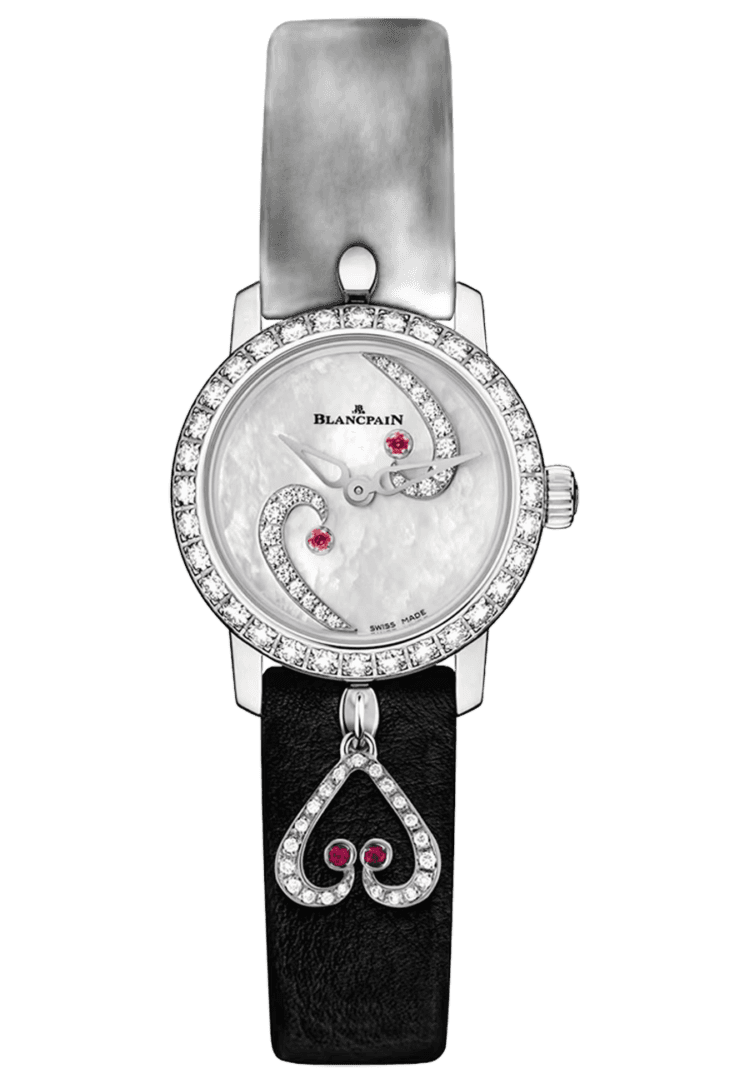 Ladybird Ultraplate Diamond White Gold Mother of Pearl Ladies Watch - 0063A 1954 63A · Blancpain Mother-of-Pearl Dial — 0063A 1954 63A