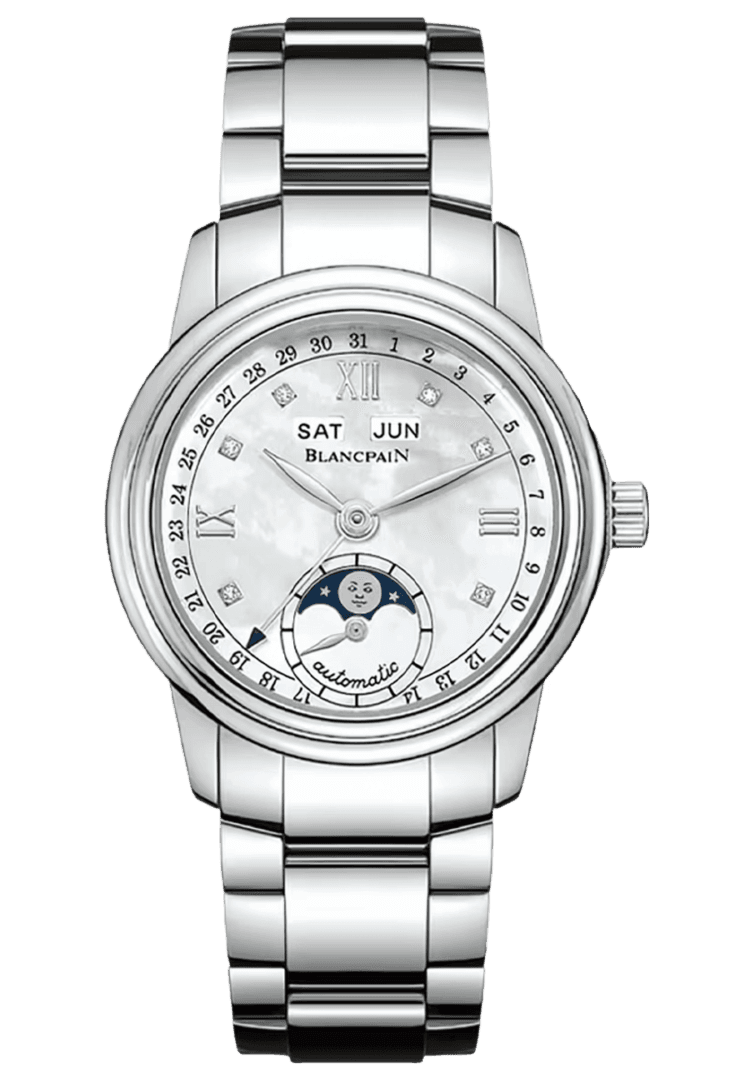 Blancpain Ladybird Steel — Quantième Complet, Mother-of-Pearl Dial, Moon Phase | Ref. 2360 1191A 71A