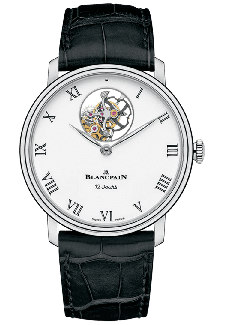 Blancpain Villeret Tourbillon Volant Une Minute 12 Jours Limited Edition Men's Watch - 66240 3431 55B Timepiece [66240 3431 55B