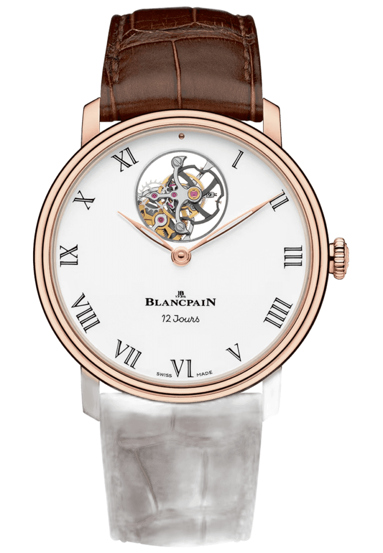 Villeret Tourbillon Volant Une Minute 12 Jours Red Gold Men's Watch - 66240 3631 55B Rose Gold Blancpain Ref. 66240 3631 55B