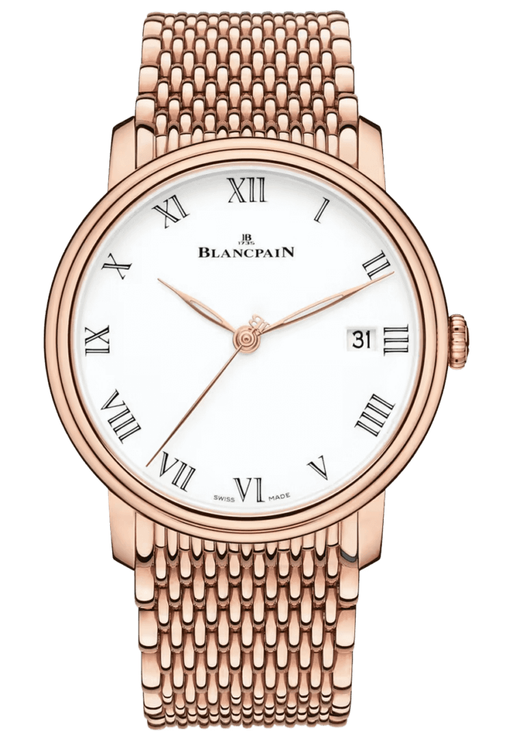 Blancpain Rose Gold Villeret 8 Jours Red Gold Men's Watch - 6630 3631 MMB Watch Ref. 6630 3631 MMB