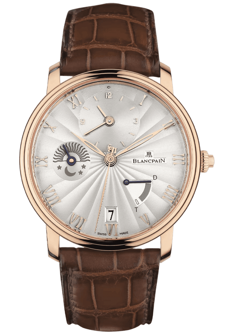 Blancpain Villeret Demi-Fuseau Horaire Demi-Savonnette Men's Watch - 6665 3642 55B (6665 3642 55B