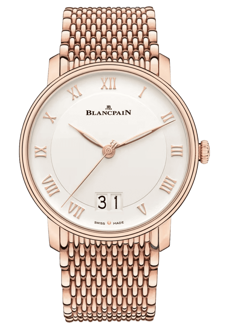 Blancpain Villeret Rose Gold — Grande Date Mille Mailles | Ref. 6669 3642 MMB