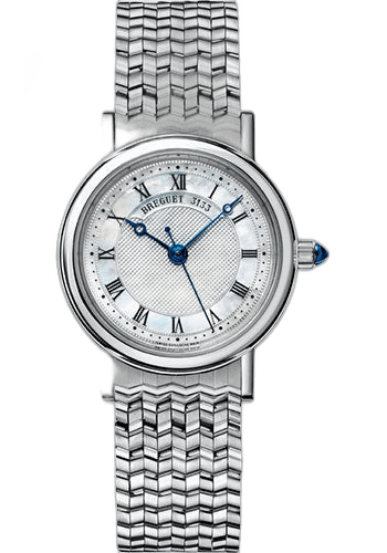 Breguet Classique White Gold — Mother-of-Pearl Integrated Bracelet | Ref. 8067BB/52/BC0