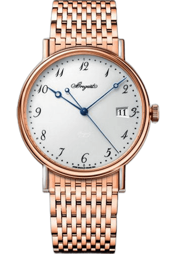 Breguet Classique Rose Gold — White Enamel Dial Extra-Thin Bracelet | Ref. 5177BR/29/RV0