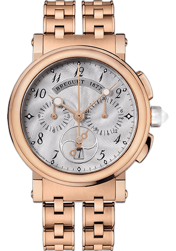 Breguet Marine Rose Gold — Chronograph Silvered Dial | Ref. 8827BR/52/RM0
