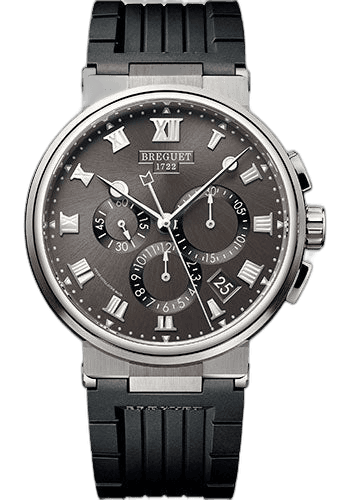 Breguet Marine Chronographe Titanium — Slate Sunburst Dial | Ref. 5527TI/G2/5WV