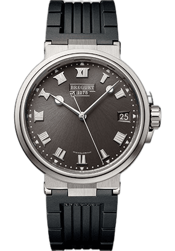 Breguet Marine 5517 Watch - 5517TI/G2/5ZU Titanium Timepiece [5517TI/G2/5ZU