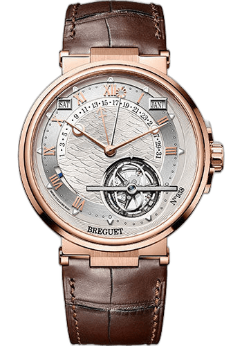 Marine ƒquation Marchante 5887 Watch - 5887BR/12/9WV Rose Gold by Breguet — 5887BR/12/9WV