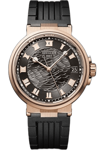 Breguet Marine Rose Gold — Black Dial, Date, Automatic | Ref. 5517BR/G3/5ZU