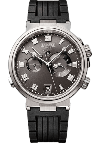 Breguet Marine Titanium — Slate Grey Alarme Musicale | Ref. 5547TI/G2/5ZU