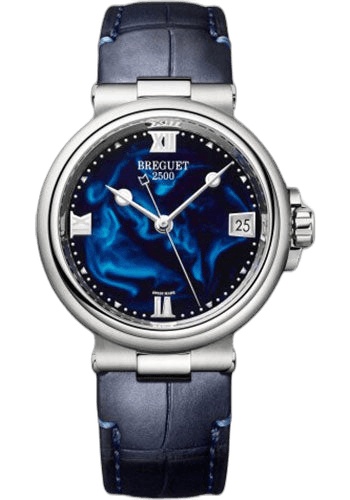Breguet Marine Dame Steel — Ocean Blue Dial | Ref. 9517ST/E2/984