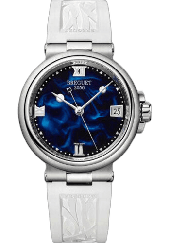 Breguet Marine Dame Steel — Blue Dial | Ref. 9517ST/E2/584