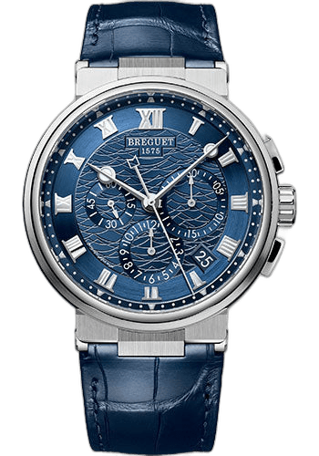 Marine Chronographe 5527 Watch - 5527BB/Y2/9WV · Breguet White Gold — 5527BB/Y2/9WV