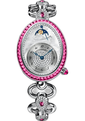 Breguet Reine de Naples White Gold — Diamond-Paved Bezel with Mother-of-Pearl Dial | Ref. 8909BB/5D/J21/RRRR