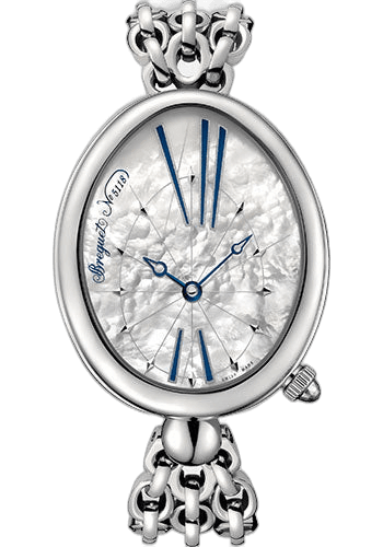 Breguet Reine de Naples Steel — Mother-of-Pearl Oval Bracelet | Ref. 8967ST/51/J50
