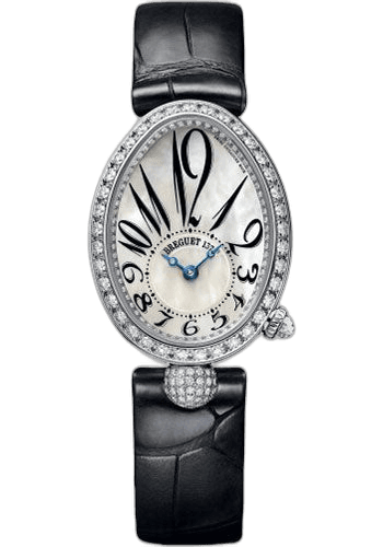 Breguet Reine de Naples White Gold — Mother-of-Pearl Dial & Briolette Crown | Ref. 8928BB/5W/944/DD0D3L