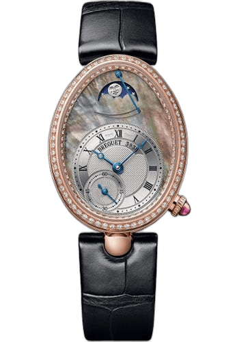 Breguet Reine de Naples Rose Gold — Diamond-Set Bezel, Mother-of-Pearl Dial | Ref. 8908BR/5T/964/D00D3L