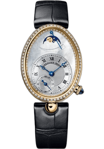 Breguet Reine de Naples Yellow Gold — Diamond Bezel Mother-of-Pearl Dial | Ref. 8908BA/52/964/D00D3L