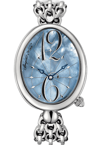 Breguet Reine de Naples Steel — Blue Mother-of-Pearl Oval Dial | Ref. 8967ST/V8/J50