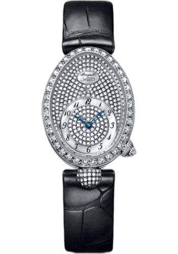 Breguet Reine de Naples White Gold — Diamond Pavé Dial | Ref. 8928BB/8D/944/DD0D3L
