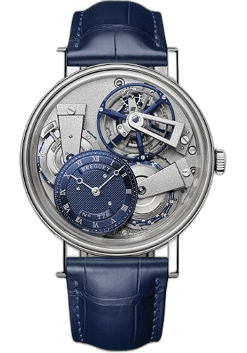 Breguet Tradition Platinum — Skeleton Tourbillon with Fusée-Chain | Ref. 7047PT/1Y/9ZU