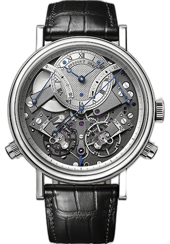 Breguet Tradition White Gold — Skeletonised Independent Chronograph | Ref. 7077BB/G1/9XV