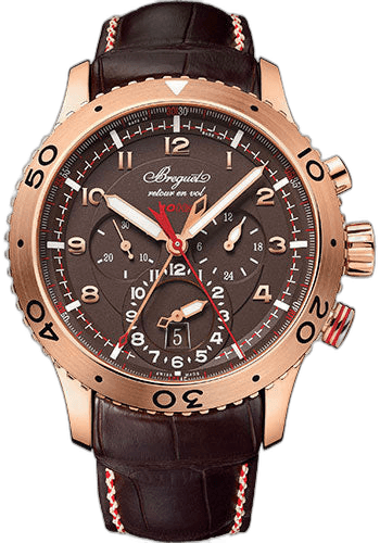 Breguet Type XX II Transatlantique Fly-Back Chronograph in Steel Watch - 3880BR/Z2/9XV