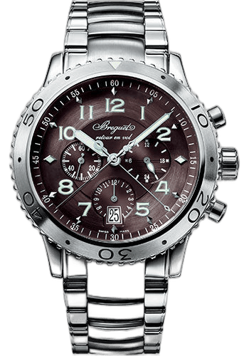 Breguet Type XXI Steel — Ruthenium Flyback Chronograph | Ref. 3810ST/92/SZ9