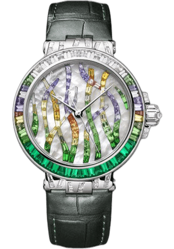 Breguet Marine Haute Joaillerie White Gold — Emerald Posidonia Dial | Ref. 9509BB/5E/984/ED0E