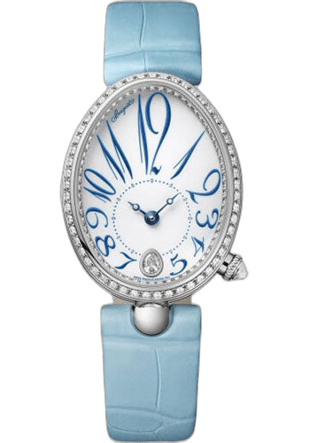 Breguet Reine de Naples White Gold — Diamond Bezel White Enamel Dial | Ref. 8918BB/28/964/D00D