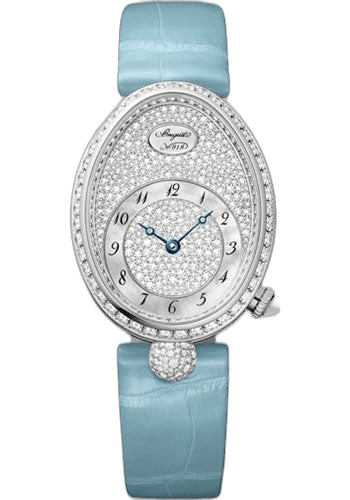 Breguet Reine de Naples White Gold — Diamond-Pavé Splendour | Ref. 8938BB/8D/964/DD0D