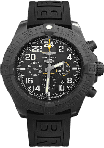 Breitling Avenger Hurricane Watch - 50mm Breitlight Case - Volcano Black Dial - Black Diver Pro III Strap - XB1210E4/BE89/154S/X20S.1 Breitlight Volcano Black Dial