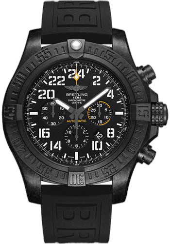 Breitling 50mm Breitlight Volcano Black Dial Avenger Hurricane Watch - Breitlight - Volcano Black Dial - Black Diver Pro III Strap - Tang Buckle - XB1210E41B1S2 Watch Ref. XB1210E41B1S2