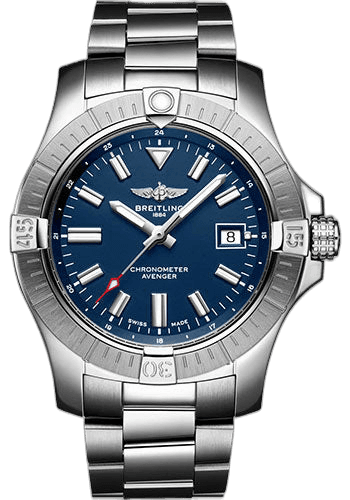 Avenger Automatic 43 Watch - Stainless Steel - Blue Dial - Metal Bracelet - A17318101C1A1 43mm Breitling Ref. A17318101C1A1