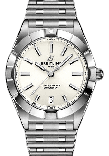 Breitling 32mm Chronomat 32 Watch - Stainless Steel - White Dial - Metal Bracelet - A77310101A2A1 — Ref. A77310101A2A1