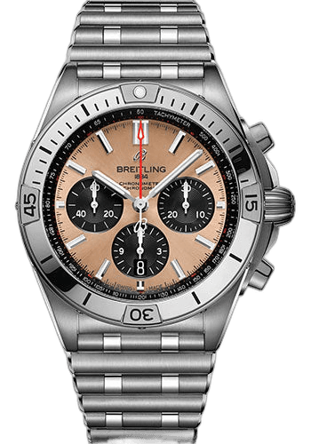 Chronomat B01 42 Watch - Stainless Steel - Copper Dial - Metal Bracelet - AB0134101K1A1 42mm Breitling Ref. AB0134101K1A1