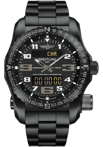Emergency Watch - Black Titanium - Volcano Black Dial - Black Titanium Bracelet - V7632522/BC46/159V 51mm Breitling Ref. V7632522/BC46/159V